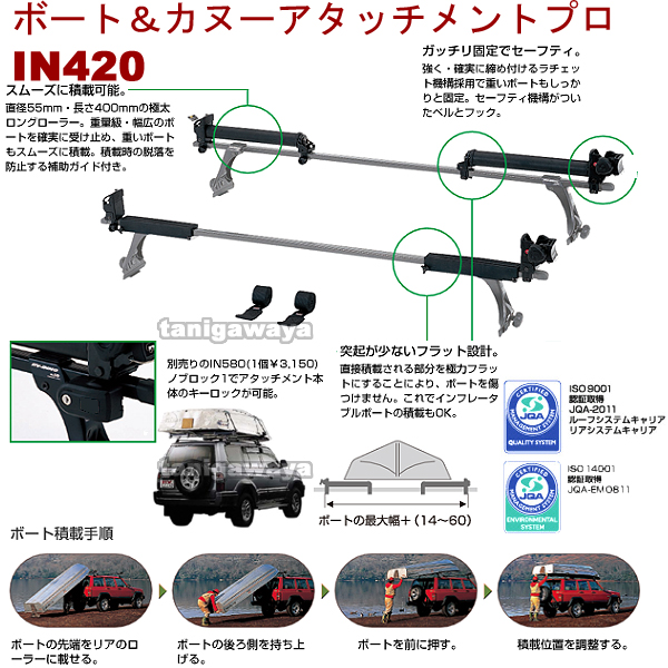 IN420 ボートアタッチメント プロ:inno(イノー)カーメイト製: